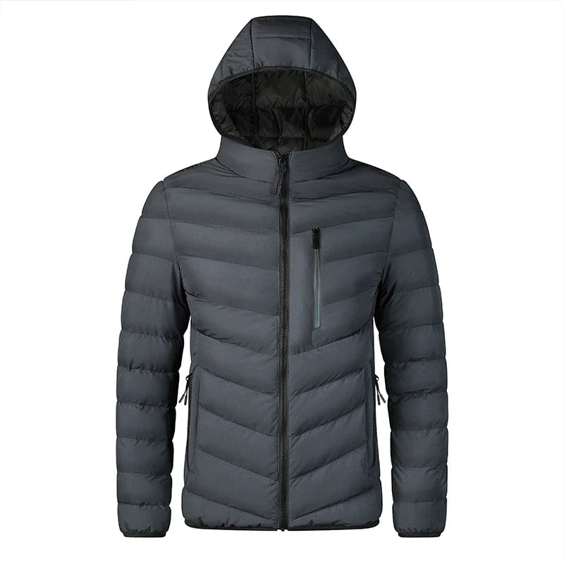 Noir HOMME Gilet slim fit matelassé à capuche et fermeture zip 3277156 Noir HOMME Gilet slim fit matelassé à capuche et fermeture zip 3277156