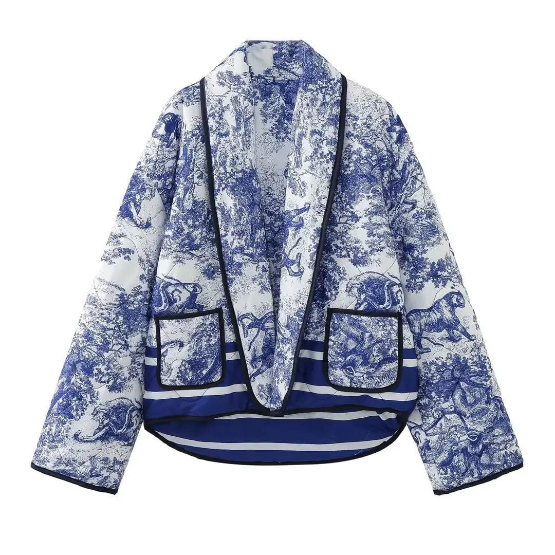 Veste Matelassée Bomboogie Femme - Taille M 40, Bleu, Nylon, état Correct